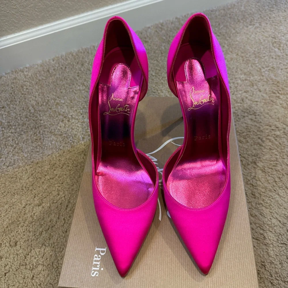 Louboutin Irina pumps in Holly pink 39.5 - Picture 1 of 6